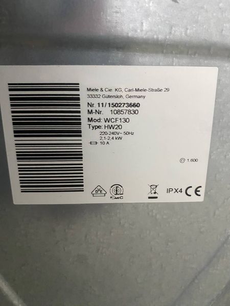 Стиральная машина Premium WCF 130 2400w sn 11150273660 000047946 фото