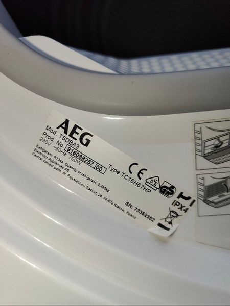 Сушильная машина AEG Series 8000 Lavaterm T8DBA3 8кг sn 73352352 000051844 фото