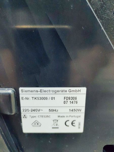 Кавомашина Siemens Surpresso Compact TK53009 01 1450w sn 9306 071476 000039965 фото