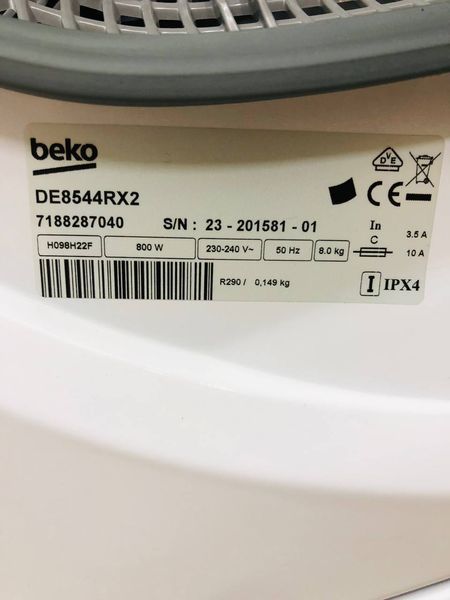 Сушильна машина Beko DE8544RX2 800w 8кг sn 2320158101 000043929 фото