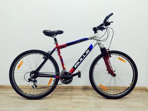 Велосипед 26 Bulls Sport 250 гірський червоно-сірий алюм 000032409 фото