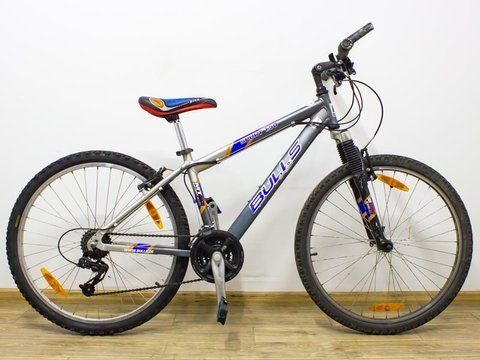 Велосипед 26 Bulls MT 7005 гірський сірий алюміній 000028783 фото