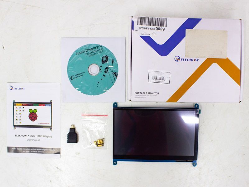 Дисплей с тачскрином Elecrow HDMI LCD 1024х600 IPS 000028515 фото