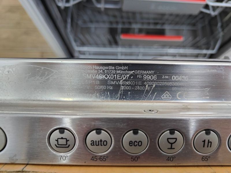 Посудомоечная машина Bosch SilencePlus SMV46KX01E 07 2400W 13пер sn 9906 00436 000052287 фото