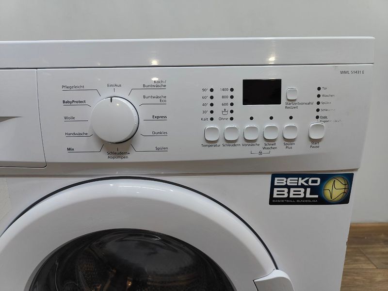 Стиральная машина BEKO WML51431E 2200W 5кг sn 7121441100 000051159 фото