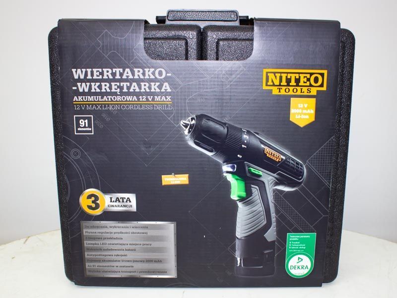 Шуруповерт дрель аккумуляторный Niteo Tools CDB0169 21 000028970 фото