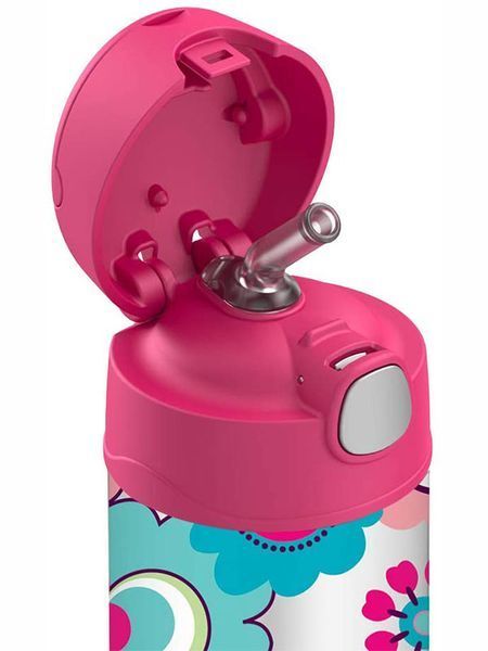 Термос детский с трубочкой Thermos Floral FUNtainer 355мл LPNHE452963106 000022926 фото