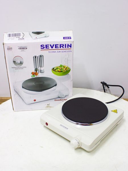 Варильна поверхня Severin KP 1091 1500w 1 конфорка новий LPNHE594074193 33е 000033941 фото