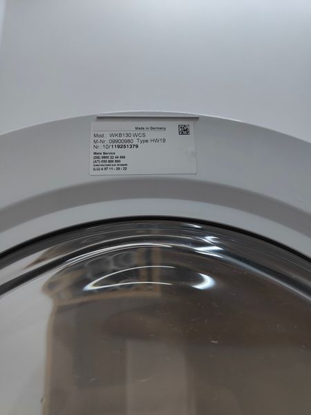 Стиральная машина Premium WKB130 WCS 2400W 8кг sn 10119251379 000054003 фото