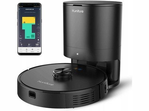 Пилосос робот Honiture Q6 LS 01 50w 5200 mAh Black 000042035 фото