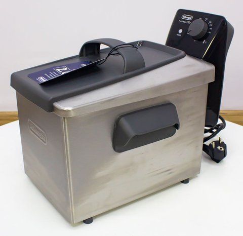 Фритюрниця Delonghi F32420CZ 3200w sn 53123 сток LPNHE362345436 101е 000014235 фото