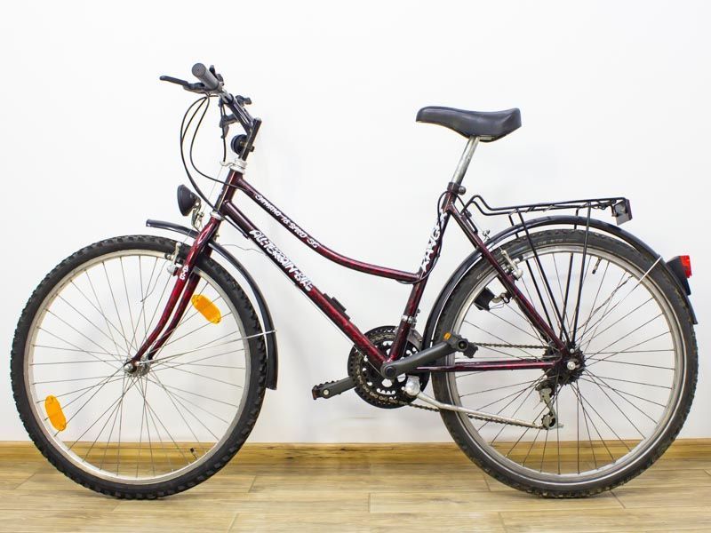 Велосипед 26 Ravger All Terrain Bike дамова бордова сталь 000024404 фото
