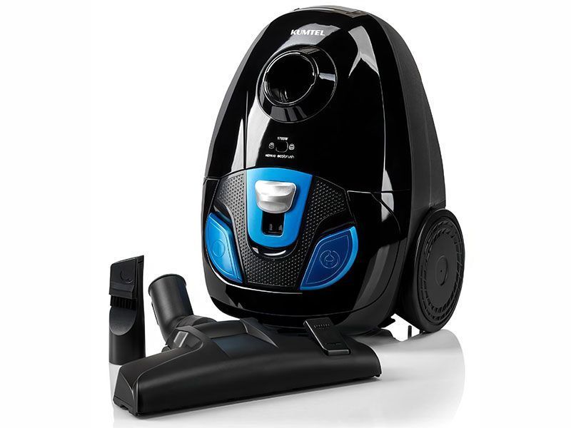 Пилосос мішковий Kumtel HVC 01 1700w 2500 мл Gey Blue 000042703 фото