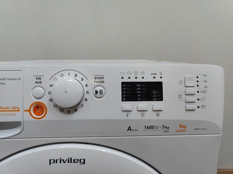 Стирально сушильная машина Privileg PWWT X75L6 DE 1850W 7+5кг sn 601841006669 000053447 фото