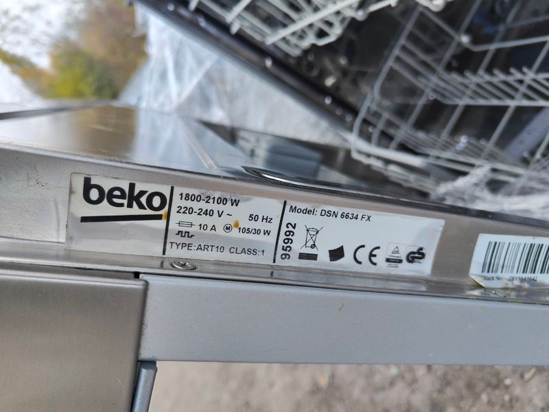 Посудомоечная машина Beko DSN6634FX 2100W sn 95992 000050723 фото