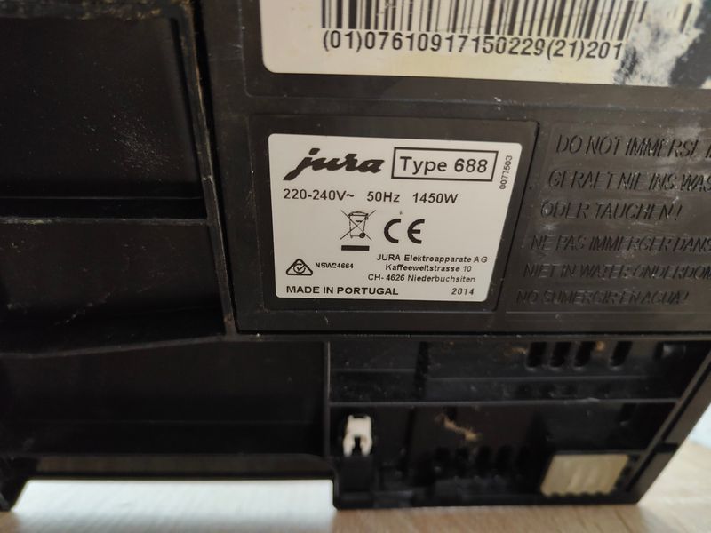 Кофемашина Jura impressa C5 Type 688 1450W sn 0077503 000053704 фото