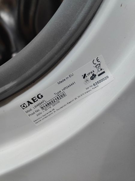 Стиральная машина AEG L6469AFL 2200W 6кг sn 63500029 000050361 фото