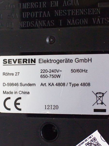Кавоварка краплинна Severin KA 4808 750w новий LPNHE522992075 25ф 000027465 фото