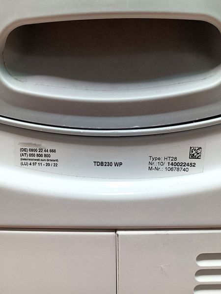 Сушильна машина Premium TDB 230 WP 7кг sn 10140022452 000052472 фото