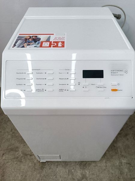 Пральна машина вертикальна Premium W 647 2400W 5,5кг sn 55095266402 000048905 фото