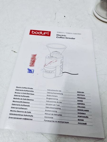 Кавомолка Bodum 10903 160w бу (без коробки) LPNHE604322753 130е 000032658 фото