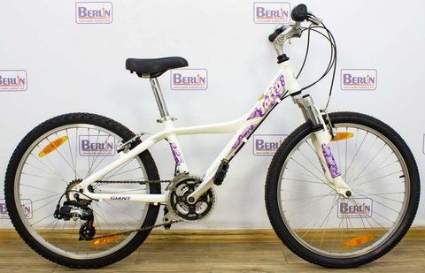 Велосипед 24 Giant Taffy 225 Гірський білий алюміній 000013339 фото