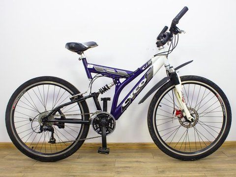 Велосипед 26 Cyco C двопідвіс синій алюміній 000019453 фото
