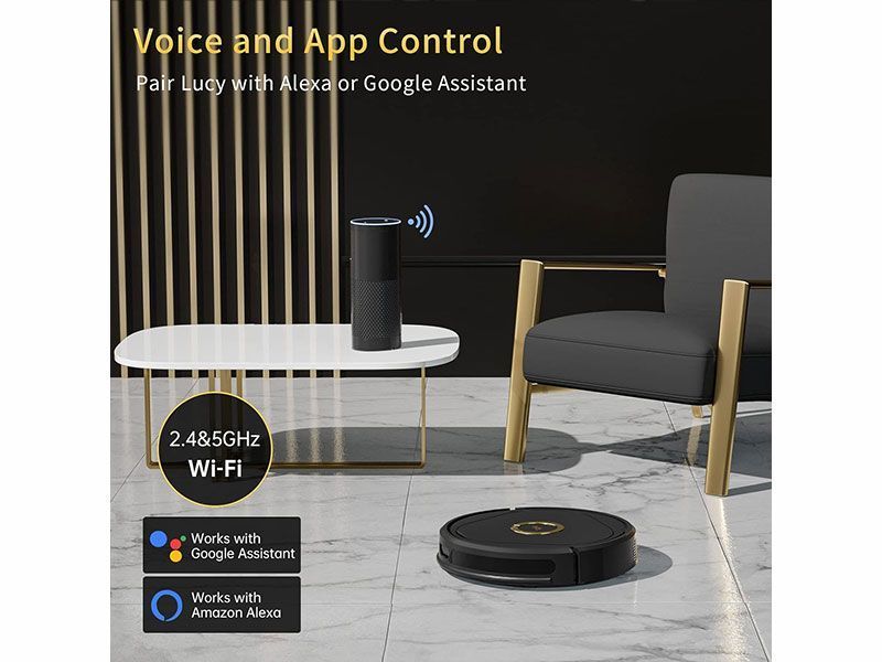 Пылесос робот Trifo Lucy LUC S 3000 Pa WiFi Black 000042210 фото