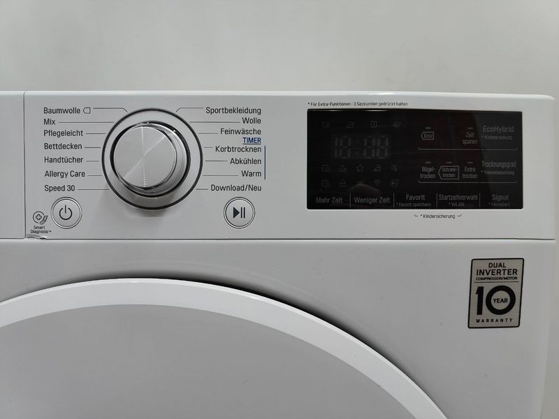 Сушильная машина LG Heat Pump RT8DIHP 100W 8кг sn 908KWHX1N057 000051587 фото