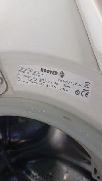 Стиральная машина Hoover MK7160184 2150w sn 3100402411122873 000046253 фото