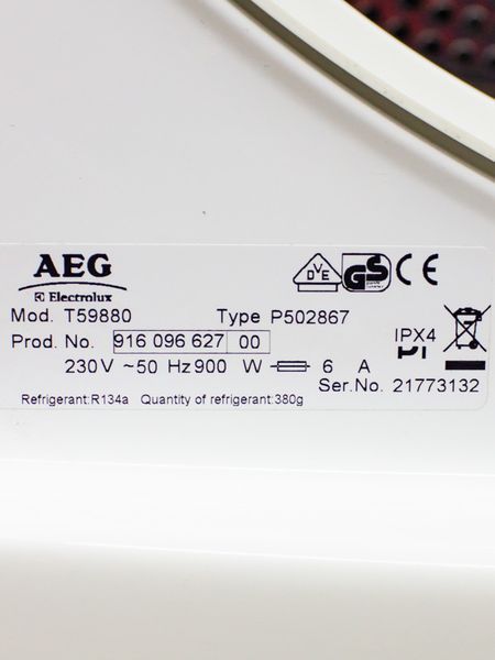 Сушильная машина AEG T59880 000032209 фото