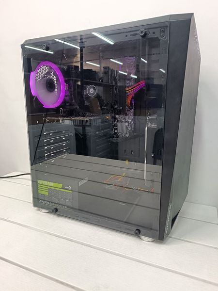 Компьютер Игровой Ryzen 5 2400GE (4\8)/DDR4 16GB/SSD 240GB NVME/1Tb HDD\GTX 1050Ti 4Gb/PSU 500W БУ 000054084 фото