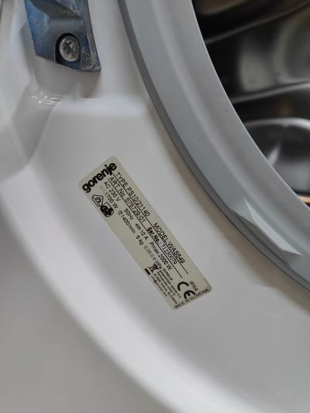Пральна машина Gorenje WAS549 2000W 5кг sn 71230079 000050093 фото