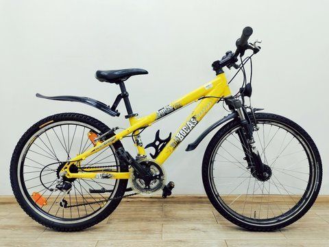 Велосипед 24 Bocas Digger 240 підлітковий жовтий алюм 000041500 фото