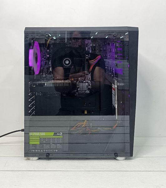 Компьютер Игровой Ryzen 5 2400GE (4\8)/DDR4 16GB/SSD 240GB NVME/1Tb HDD\GTX 1050Ti 4Gb/PSU 500W БУ 000054084 фото