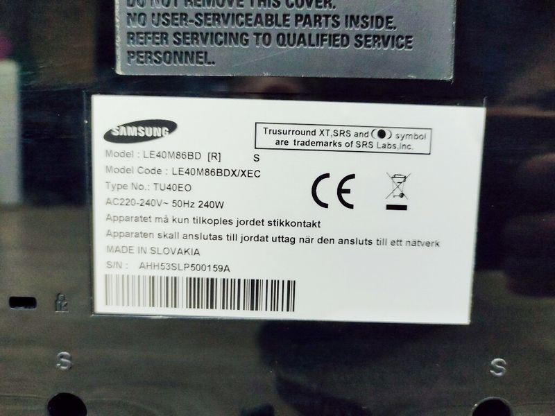 ТБ 40 Samsung LE40M86BD LCD Full HD 240w sn AHH53SLP500159A 000042298 фото