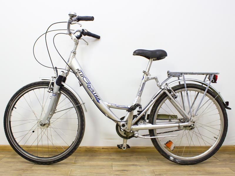 Велосипед 26 Comfort Alu Eity Star сірий дамка алюміній 000028806 фото