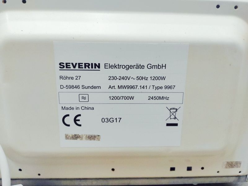 Микроволновая печь Severin MW9967 000039093 фото