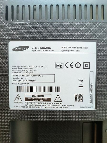 Телевизор Samsung UE55J5850UXZG 85W sn 08A13SCH400984D 000049601 фото