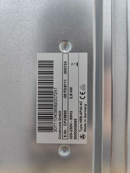Духовой шкаф Constructa HBB AP32 4C 2800W sn CF2385005FD8711 000053507 фото