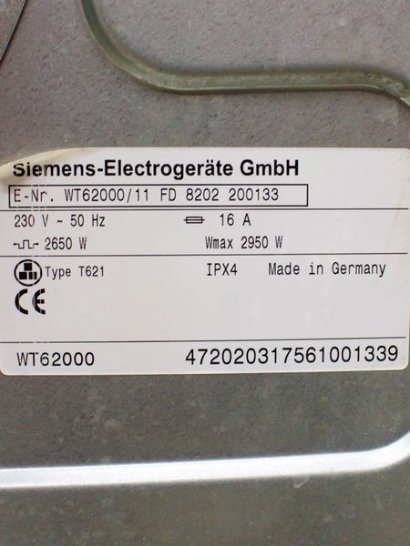 Сушильная машина Siemens WT62000 11 000031664 фото