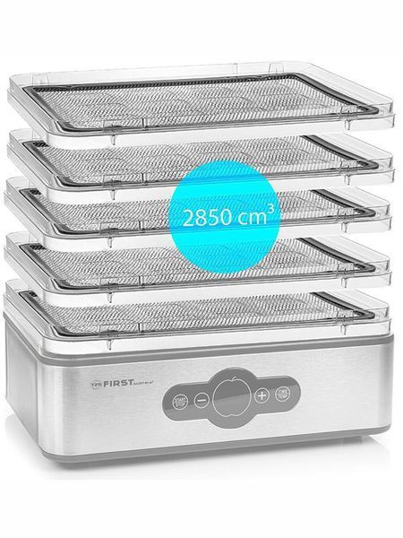Сушіння для овочів та фруктів First FA 5126 6 240w Grey 000044559 фото