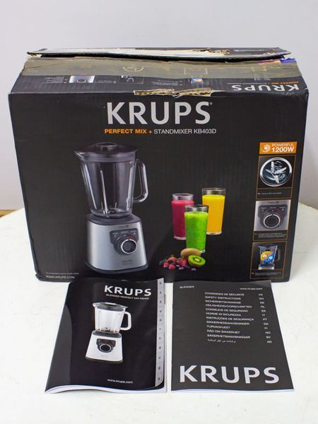 Блендер стаціонарний Krups KB403D11 Perfect Mix 1200w новий LPNHE599513223 75е 000032870 фото