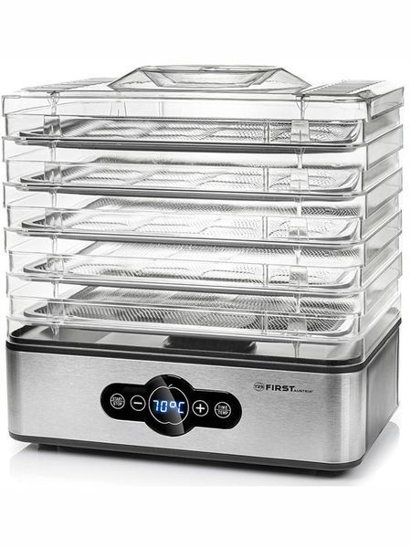 Сушіння для овочів та фруктів First FA 5126 6 240w Grey 000044559 фото