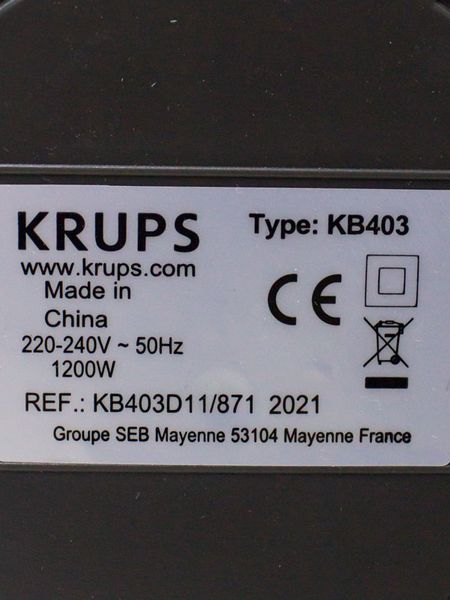Блендер стаціонарний Krups KB403D11 Perfect Mix 1200w новий LPNHE599513223 75е 000032870 фото