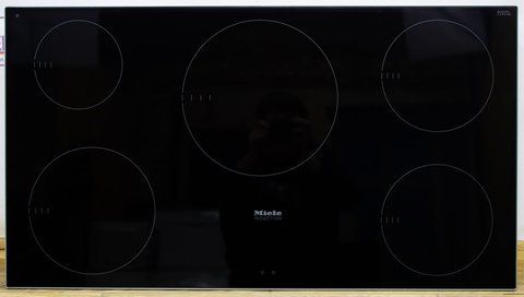 Варильна поверхня індукційна Miele KM 6382 EDST R01 11100W 5-місна sn 56000111062823134 000016624 фото