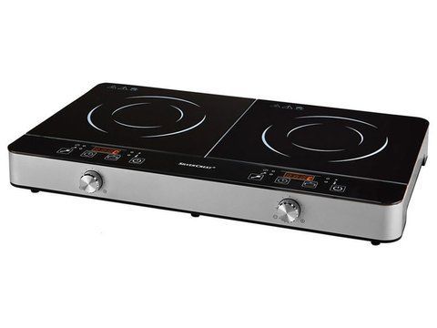 Плита индукционная SilverCrest SDI 2800 B2 2800w 2 конфорки 000037459 фото