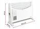 Обогреватель электрический Adler AD 7705 2000w White 000023302 фото 3