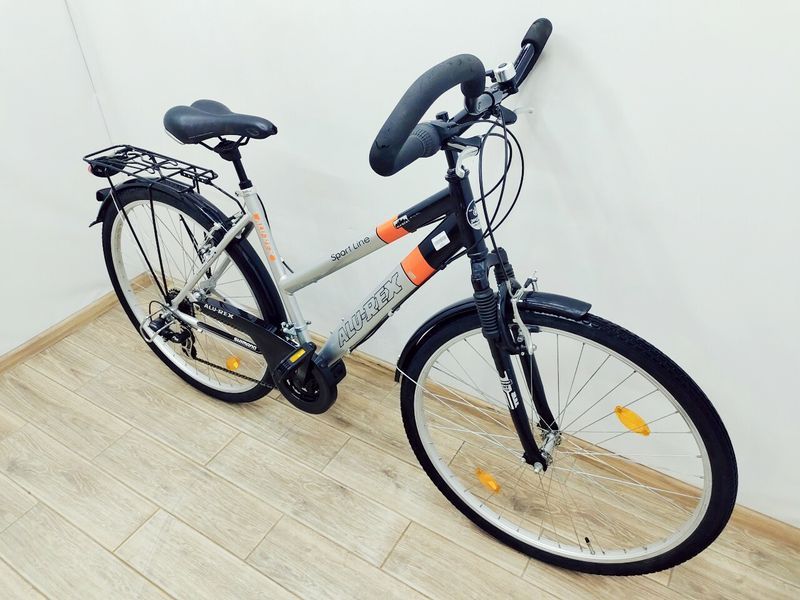 Велосипед 28 AluRex SportLine дамка сірий алюм 000043015 фото