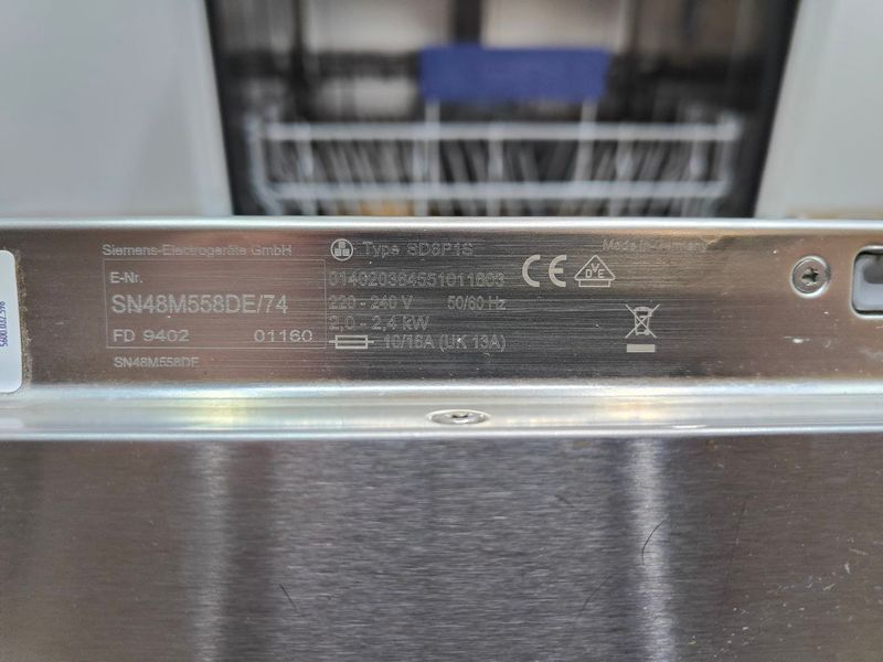Посудомоечная машина Siemens SN48M55DE74 2400W 14ком sn 940201160 000051081 фото